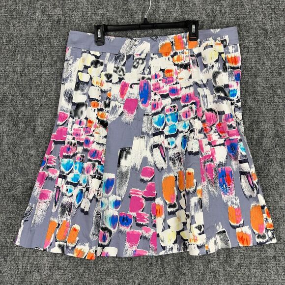 Lane‎ Bryant Skirt Womens 18 Short Above Knee Stretch Abstract Modern Unlined - Picture 1 of 10